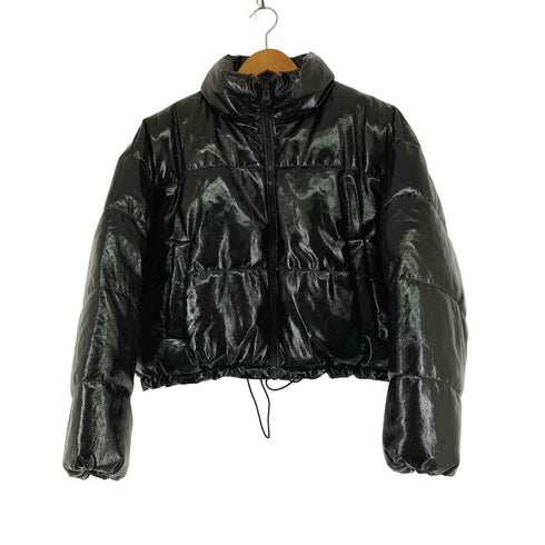 エイチアンドエム H&M エナメル 中綿ジャケット レディース JPN:L