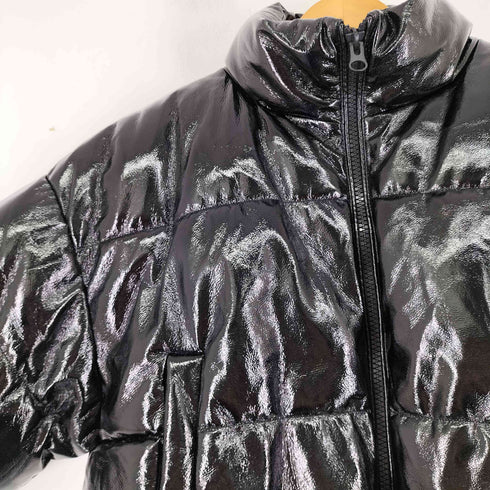 エイチアンドエム H&M エナメル 中綿ジャケット レディース JPN:L