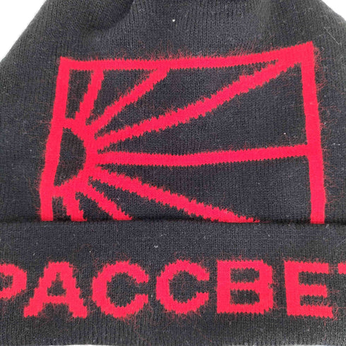 ラスベート PACCBET WOOL LOGO BEANIE KNIT メンズ