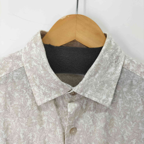 マッキントッシュ ロンドン Mackintosh LONDON コットンリネン S/S 総柄シャツ メンズ import:M