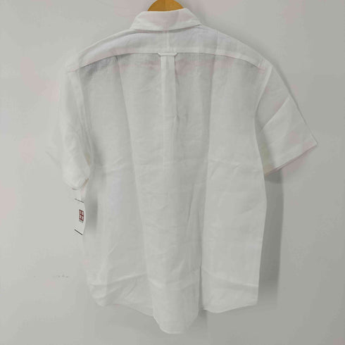 ラルフローレン RALPH LAUREN S/S BD スモールポニー刺繍リネンシャツ メンズ import:L