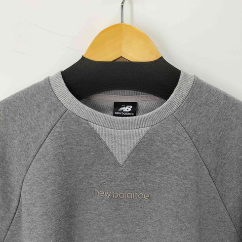 ニューバランス NEW BALANCE L/S ロゴ刺繍クルーネックスウェット メンズ import:S
