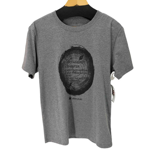 スノーピーク Snow Peak フロントプリント S/S Tシャツ メンズ import:L