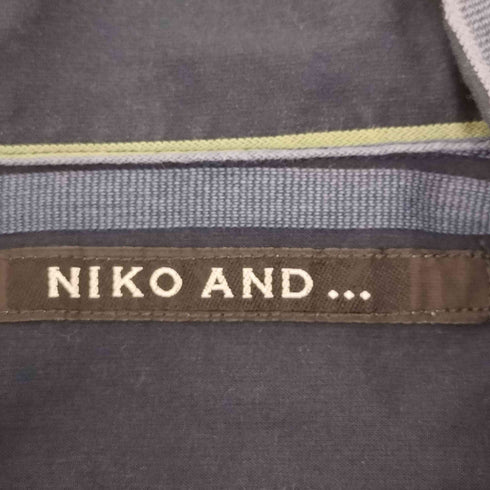 ニコアンド niko and... マルチストライプワークシャツ メンズ JPN:M