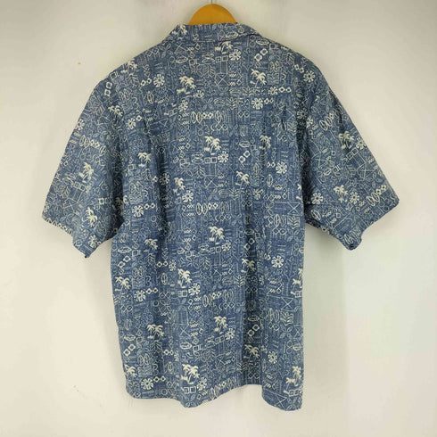 オーシャンパシフィック Ocean Pacific 90-00S 総柄 S/S レーヨン混 開襟シャツ メンズ