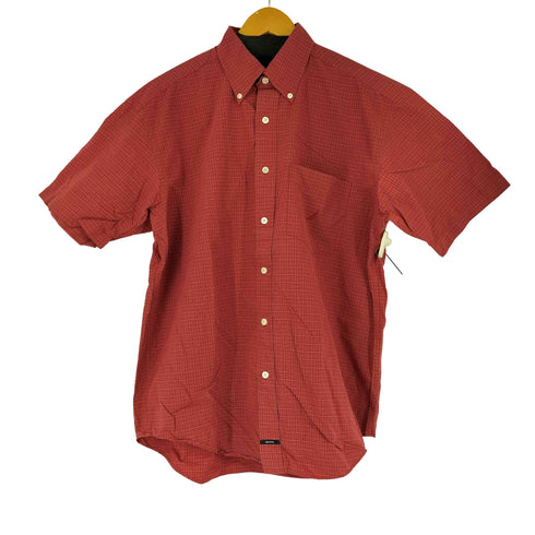 ノーティカ NAUTICA SANDED POPLIN S/S BD チェックシャツ メンズ JPN:L