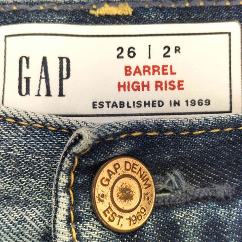 ギャップ Gap ハイライズバレル パッチワークデニム レディース US:26-27