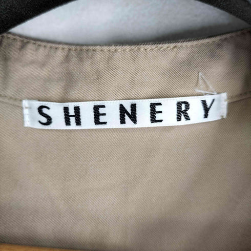 シーナリー SHENERY ノーカラーシャツワンピース レディース FREE