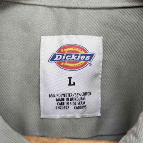 ディッキーズ Dickies フラップポケットワークシャツ メンズ L
