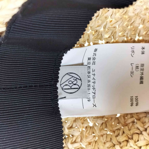 ビューティーアンドユースユナイテッドアローズ BEAUTY & YOUTH UNITED ARROWS BYSF ブレイドソフトリボンハット レディース
