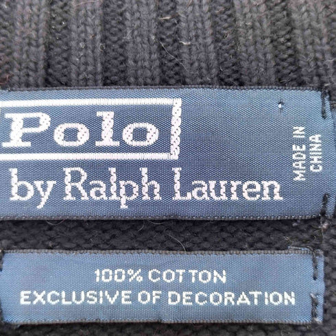 ポロラルフローレン POLO RALPH LAUREN ハーフジップ コットンニット メンズ import:M