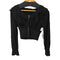 ザラ ZARA フロントフリルジップブラウス レディース import:XS