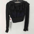 ザラ ZARA フロントフリルジップブラウス レディース import:XS