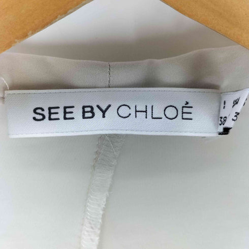 シーバイクロエ SEE BY CHLOE ショルダーギャザーシャツブラウス レディース F34