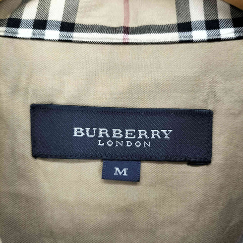バーバリーロンドン BURBERRY LONDON ノヴァチェック ロゴ刺繍パジャマシャツ シャツジャケット メンズ M