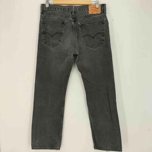 リーバイス Levis エジプト製 ボタン裏4649 505 後染め ブラック メンズ W33/L30
