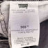 リーバイス Levis エジプト製 ボタン裏4649 505 後染め ブラック メンズ W33/L30