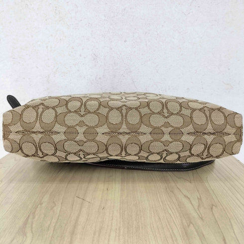 コーチ COACH シグネチャーロゴ キャンバスショルダーバッグ レディース