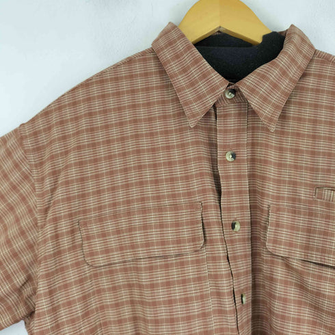 エルエルビーン L.L.Bean フラップポケット S/S チェックシャツ メンズ XL-REG