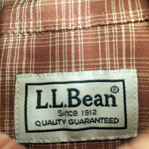 エルエルビーン L.L.Bean フラップポケット S/S チェックシャツ メンズ XL-REG