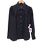 コムデギャルソンオムプリュス COMME des GARCONS HOMME PLUS 12AW Neither Man Nor Woman期 フリル 切替 レギュラーカラー シャツ AD2012 メンズ JPN:S