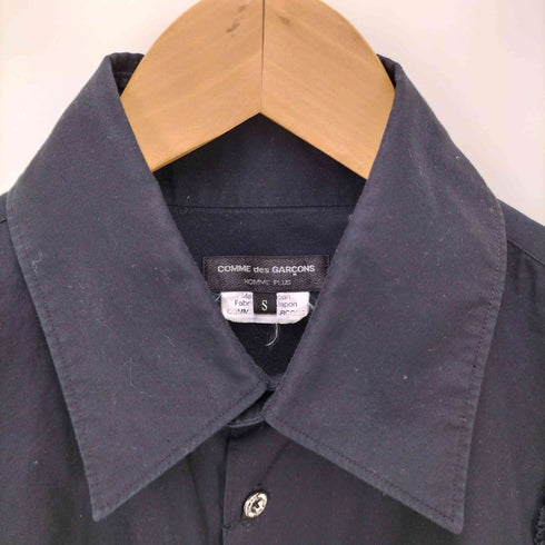 コムデギャルソンオムプリュス COMME des GARCONS HOMME PLUS 12AW Neither Man Nor Woman期 フリル 切替 レギュラーカラー シャツ AD2012 メンズ JPN:S