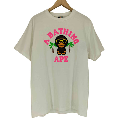 アベイシングエイプ A BATHING APE BABY MILO プリントTシャツ メンズ M