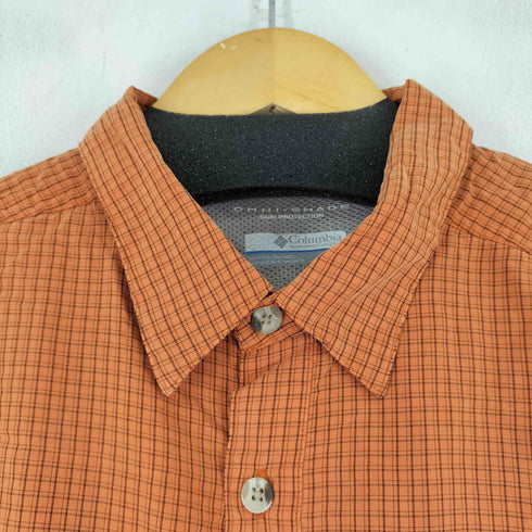 コロンビアスポーツウェア Columbia Sportswear OMNI-SHADE S/S チェックシャツ メンズ JPN:L