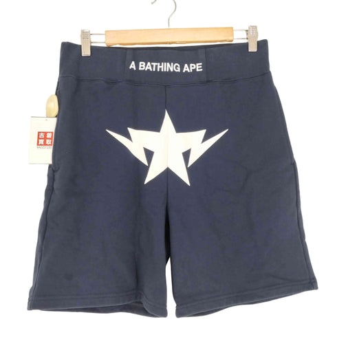 アベイシングエイプ A BATHING APE TWIN STA SWEAT SHORTS メンズ M