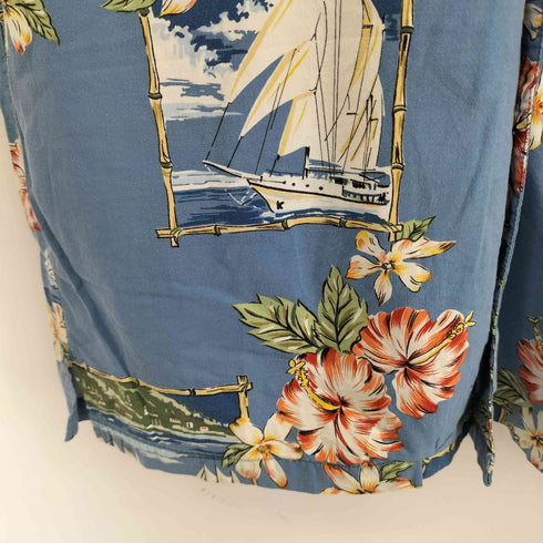 S/S レーヨン混 アロハシャツ メンズ JPN:L