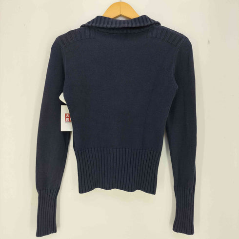 ポロジーンズカンパニーラルフローレン POLO JEANS COMPANY RALPH LAUREN ダブルジップ コットンニット ドライバーズ レディース import:S