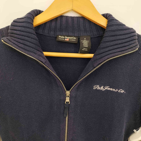 ポロジーンズカンパニーラルフローレン POLO JEANS COMPANY RALPH LAUREN ダブルジップ コットンニット ドライバーズ レディース import:S