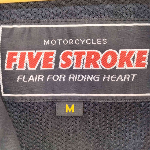 FIVE STROKE ボーン メッシュ レーシングジャケット ライディング メンズ import:M