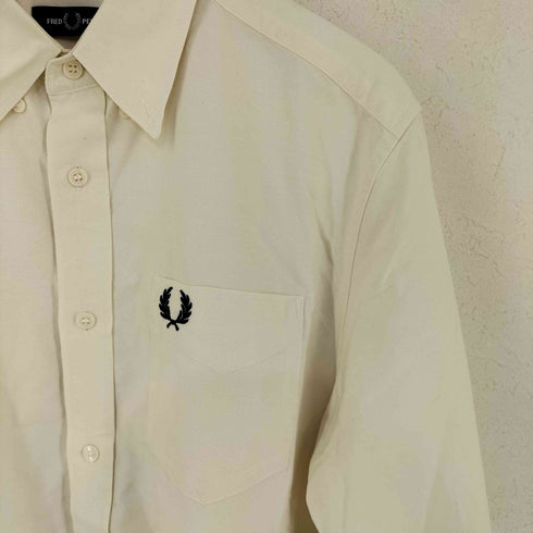 フレッドペリー FRED PERRY Oxford Shirt ロゴ刺繍 オックスフォードシャツ メンズ M
