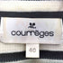 クレージュ courreges ハーフジップ ボーダー カットソー レディース JPN:40