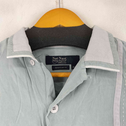 ナットナスト NAT NAST S/S シルク 開襟シャツ メンズ JPN:XL
