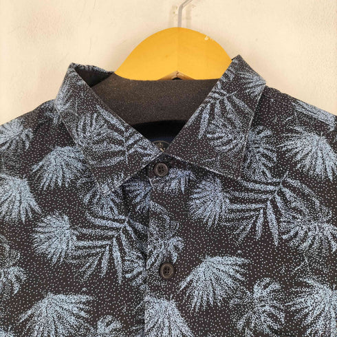 ナットナスト NAT NAST S/S ボタニカル柄 シルク混 シャツ メンズ JPN:L