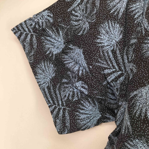 ナットナスト NAT NAST S/S ボタニカル柄 シルク混 シャツ メンズ JPN:L