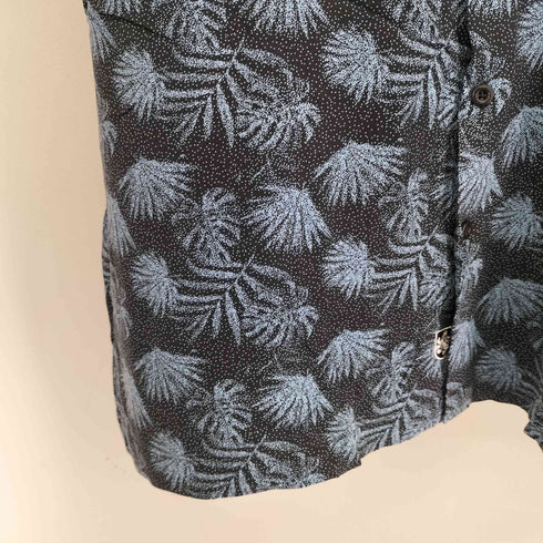 ナットナスト NAT NAST S/S ボタニカル柄 シルク混 シャツ メンズ JPN:L