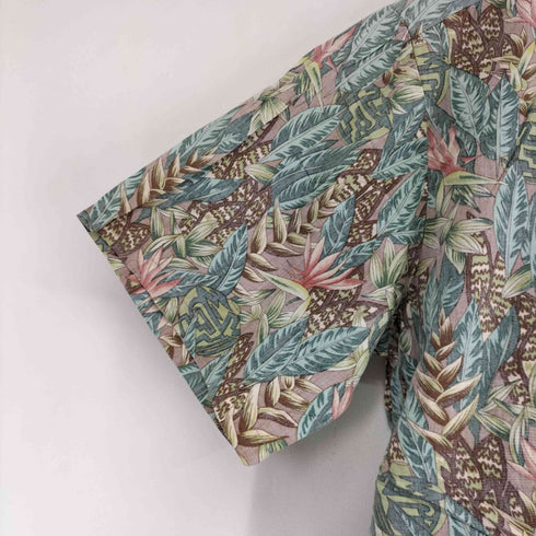 クックストリート Cooke Street S/S ボタニカル柄 シャツ メンズ JPN:L