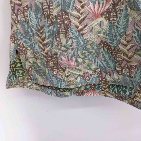クックストリート Cooke Street S/S ボタニカル柄 シャツ メンズ JPN:L