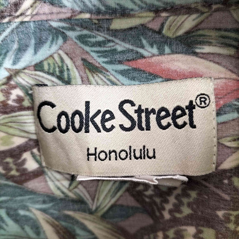 クックストリート Cooke Street S/S ボタニカル柄 シャツ メンズ JPN:L