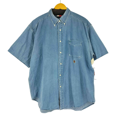 トミーヒルフィガー TOMMY HILFIGER 90S S/S BD デニムシャツ メンズ JPN:XL