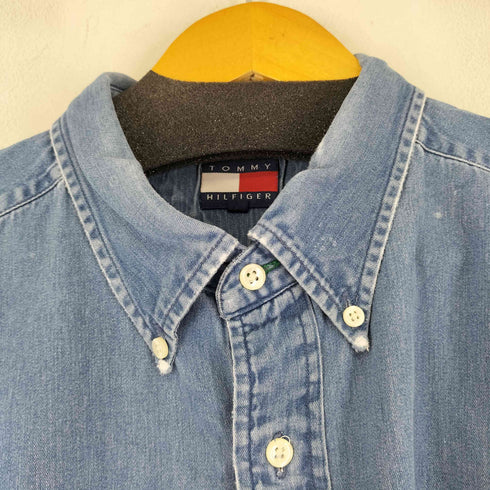 トミーヒルフィガー TOMMY HILFIGER 90S S/S BD デニムシャツ メンズ JPN:XL