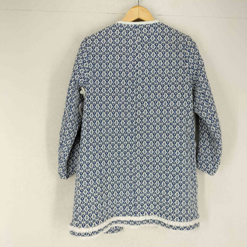 ザラ ZARA 刺繍ボタンレスコート レディース S