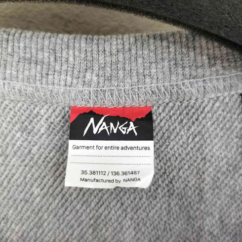 ナンガ NANGA 別注 ロゴスウェット メンズ JPN:M