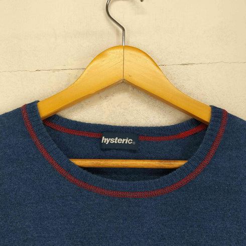 ヒステリックグラマー HYSTERIC GLAMOUR 00S ロゴプリントニットTシャツ メンズ FREE