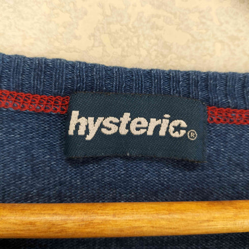 ヒステリックグラマー HYSTERIC GLAMOUR 00S ロゴプリントニットTシャツ メンズ FREE