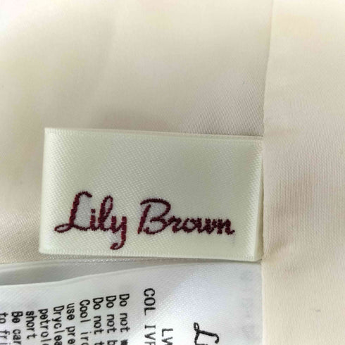 リリーブラウン Lily Brown ピンタックワンピース レディース FREE