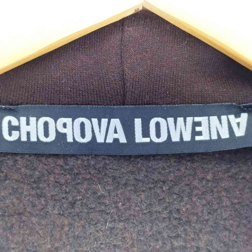 CHOPOVA LOWENA Flame Girl Frill Zip Hoodie フリル ジップパーカー レディース import:M